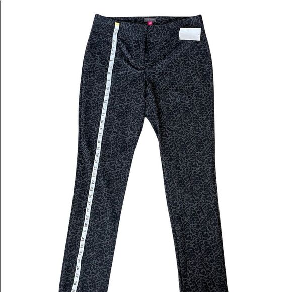 Vince Camuto Women's Pants 8X30 Leopard Ponte Ankle Stretch Size 8 - Picture 6 of 12